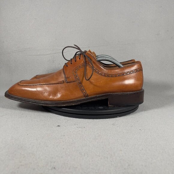 Magnanni Derby Dress Shoe Brown Leather Square Toe Mens Size 10 main image 3